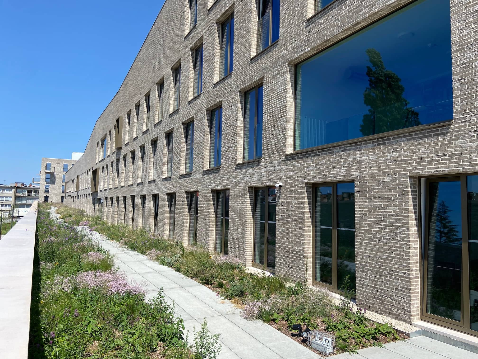 Outdoor sun terrace at CityCampus